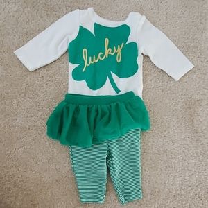 Carters 2 piece St Patrick's Irish outfit 3 month